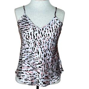 Calvin Klein Jeans Women’s Satin Animal Print XS Cami NWT